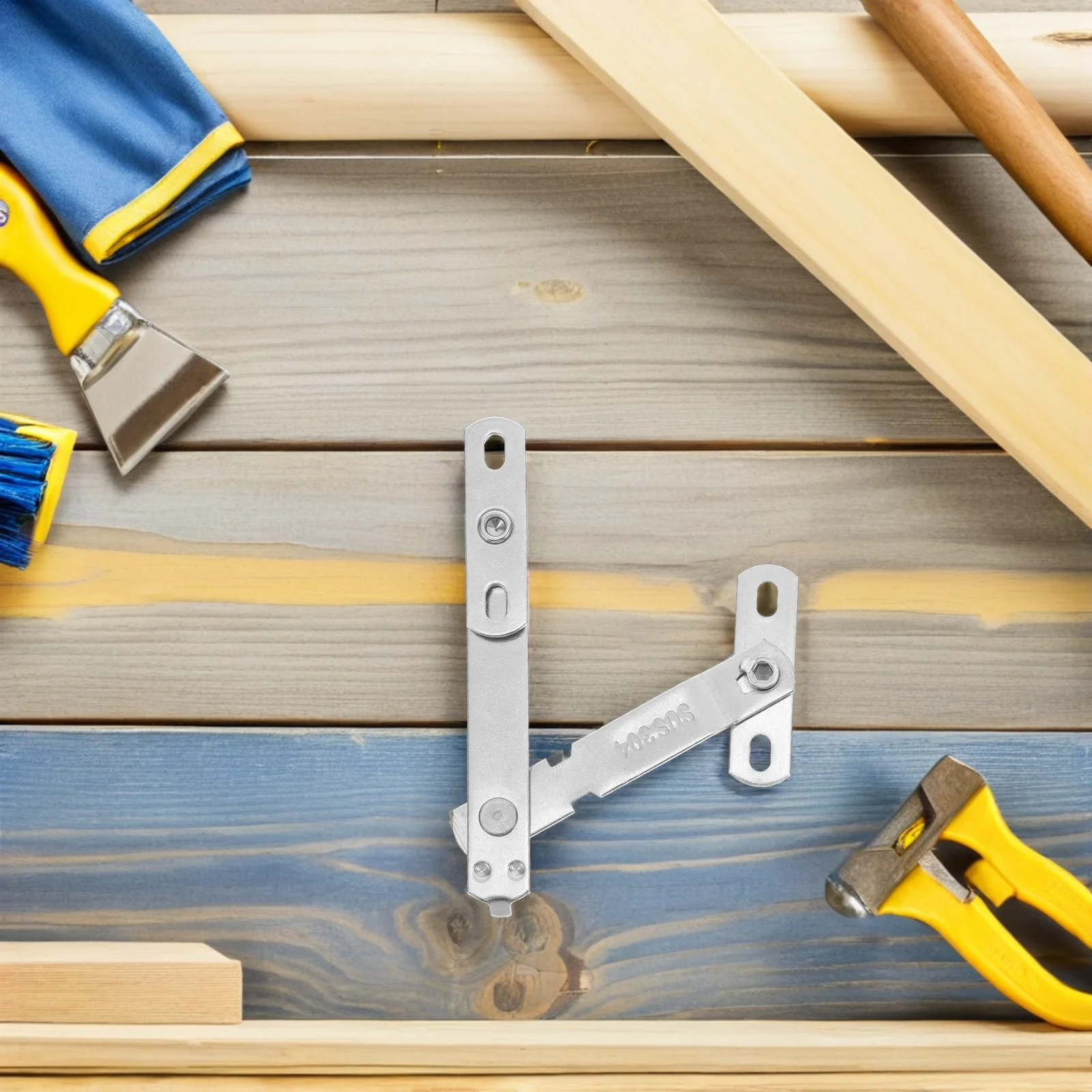 4 مجموعات نافذة المحدد الفولاذ المقاوم للصدأ فتح مقيد قفل الأمان بابية نافذة منزلقة جهاز التحكم في حارس السلامة