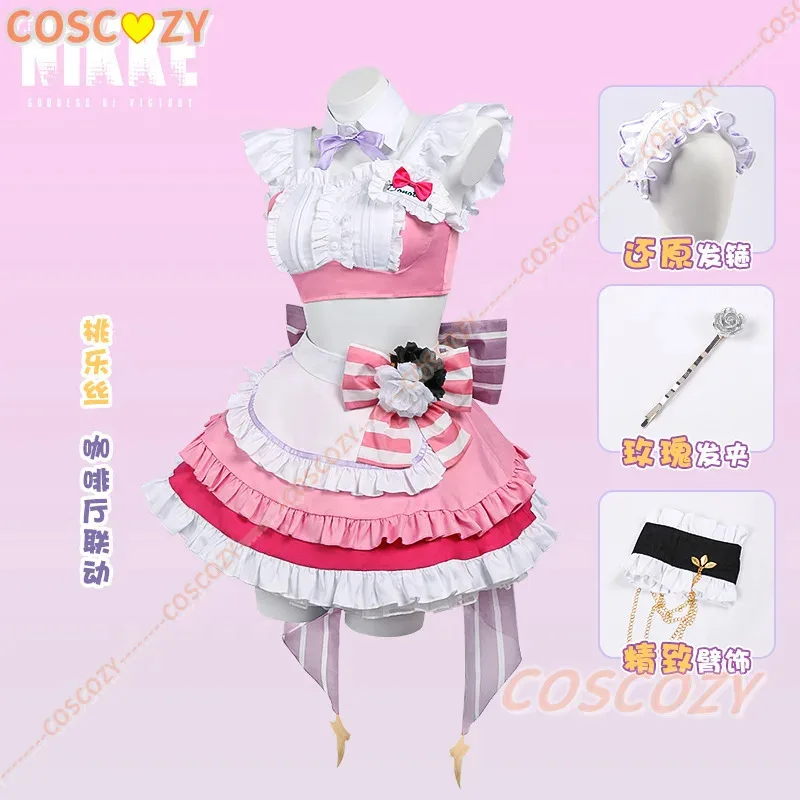 

NIKKE：The Goddess of Victory Dorothy doro Cosplay Costume Halloween Carnival Sweet Lolita Dress Wig Props Women Maid Uniform