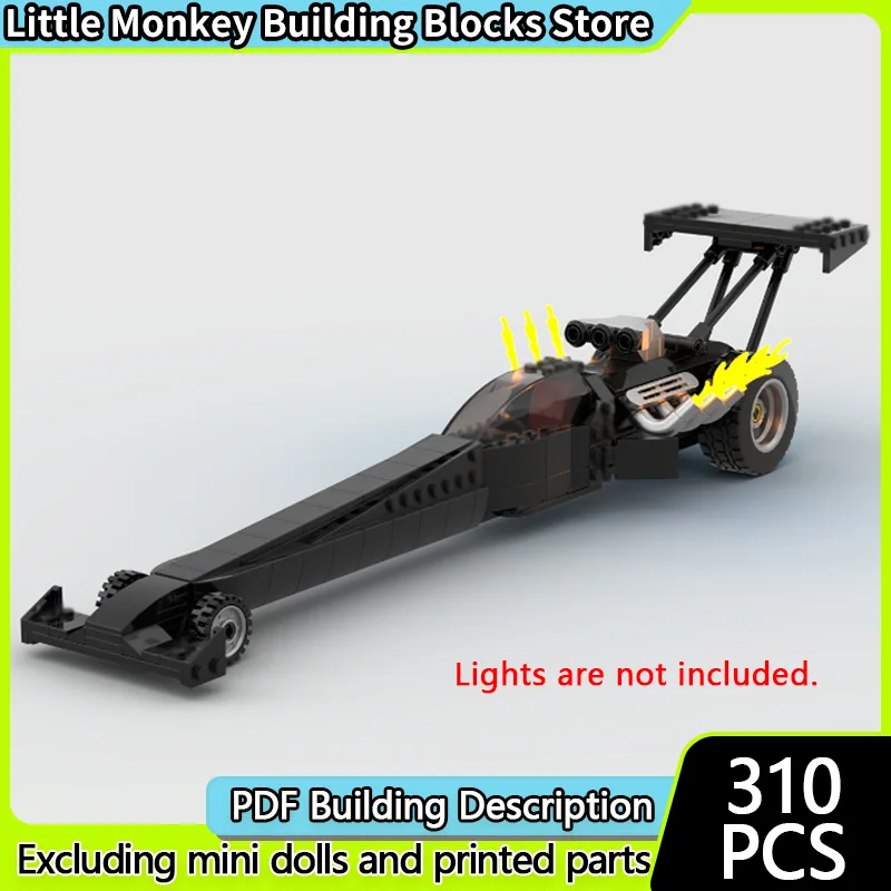 

Модель скоростного гоночного автомобиля MOC, строительные кирпичи, гоночный автомобиль, модульная технология, детские праздничные подарки, сборные игрушки, костюм