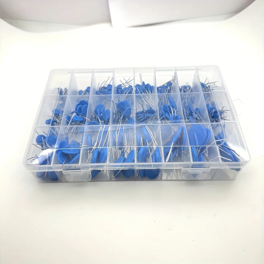 일반 저항기 세트, 바리스터 저항기 팩, 모듬 키트 박스, 24 값, 5D431K ~ 20D390K, 395 개/로트