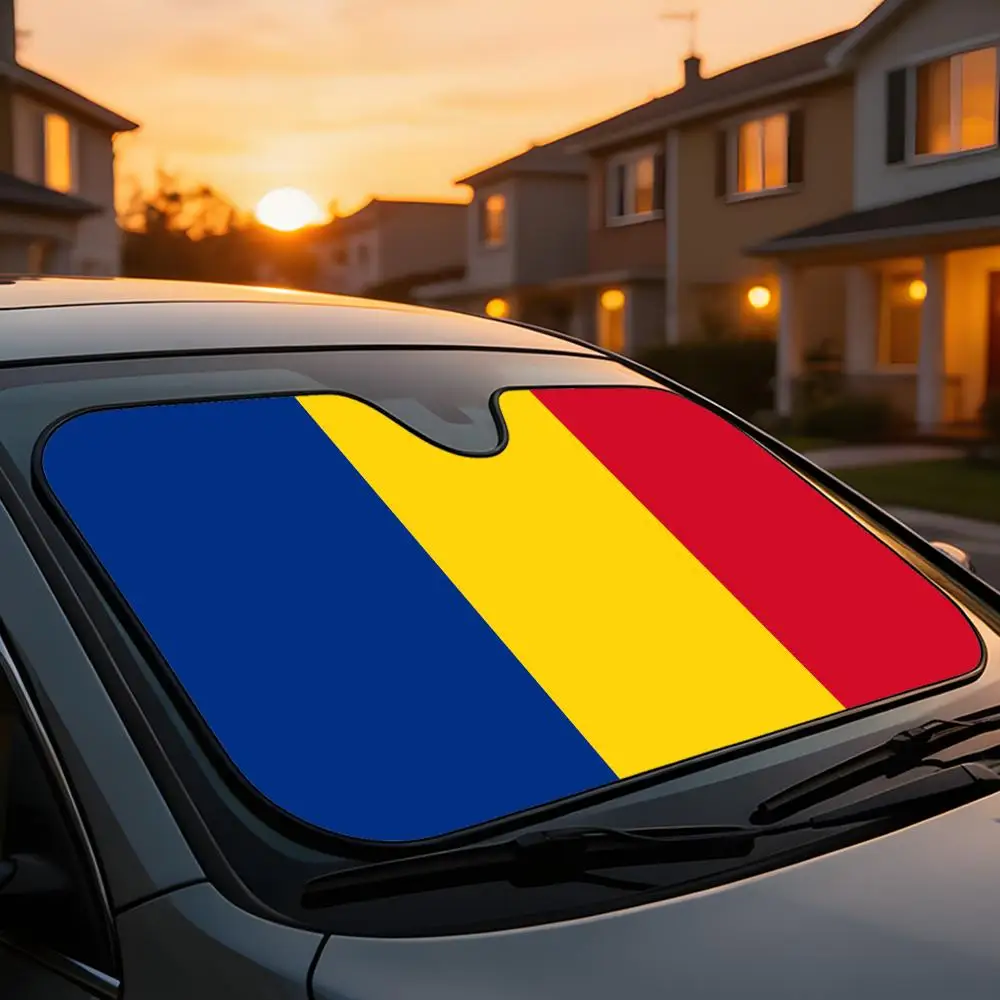 

Универсальный солнцезащитный козырек для автомобиля, полное покрытие лобового стекла, защита от тепла и ультрафиолета, антивозрастной эффект, флаг Румынии