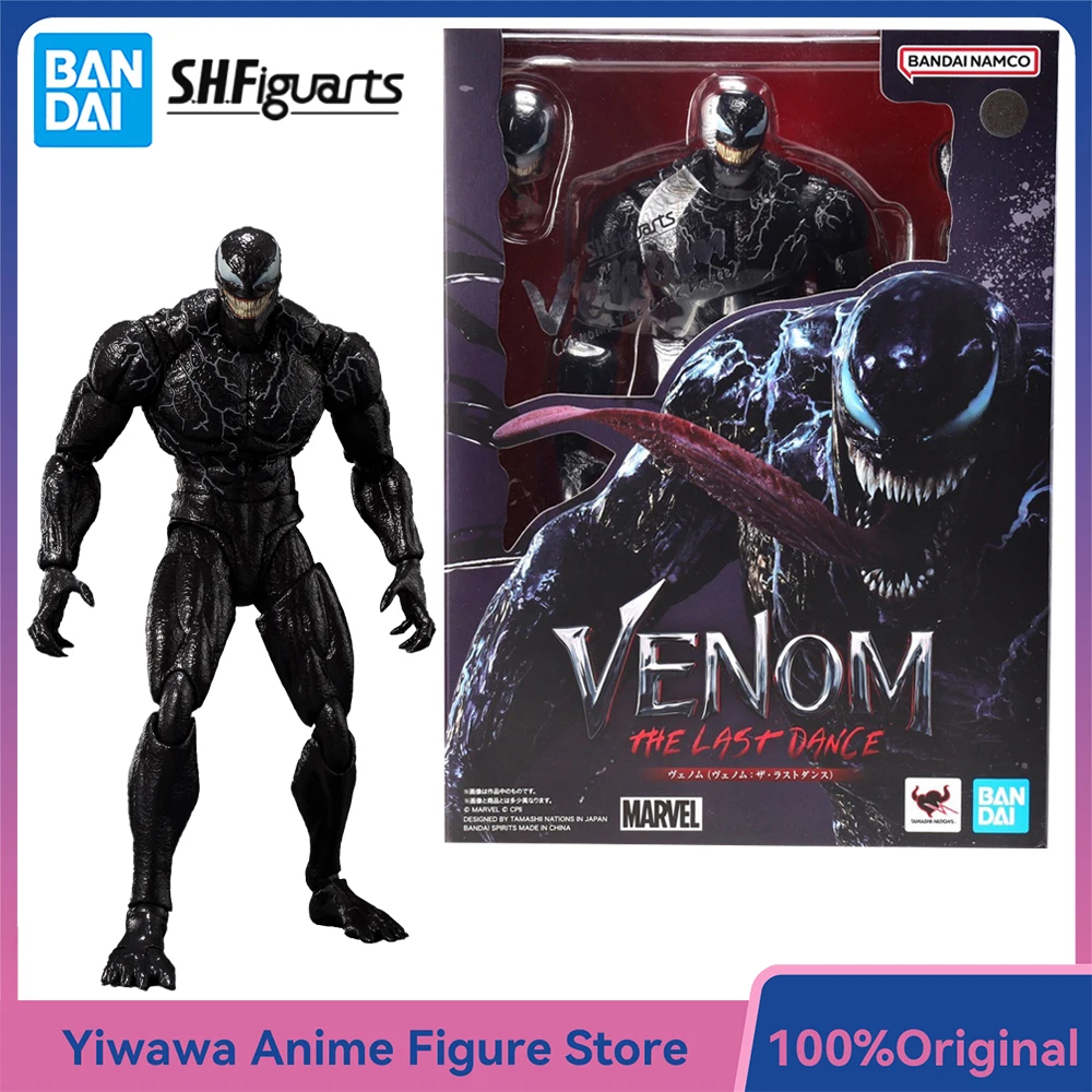 

[In-Stock] Original BANDAI S.H.Figuarts Venom (Venom: The Last Dance) 19cm Collectible SHF Anime Figure Nice Model Toy Gifts
