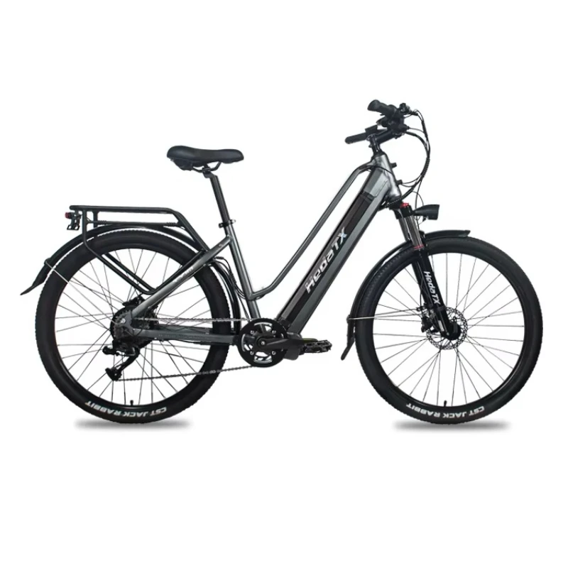 Heda TX10 electric bicycle peak 500W motor 48V 19.2AH battery electric bike 27.5 inch tire 45km/h city commuting riding e bike image 3