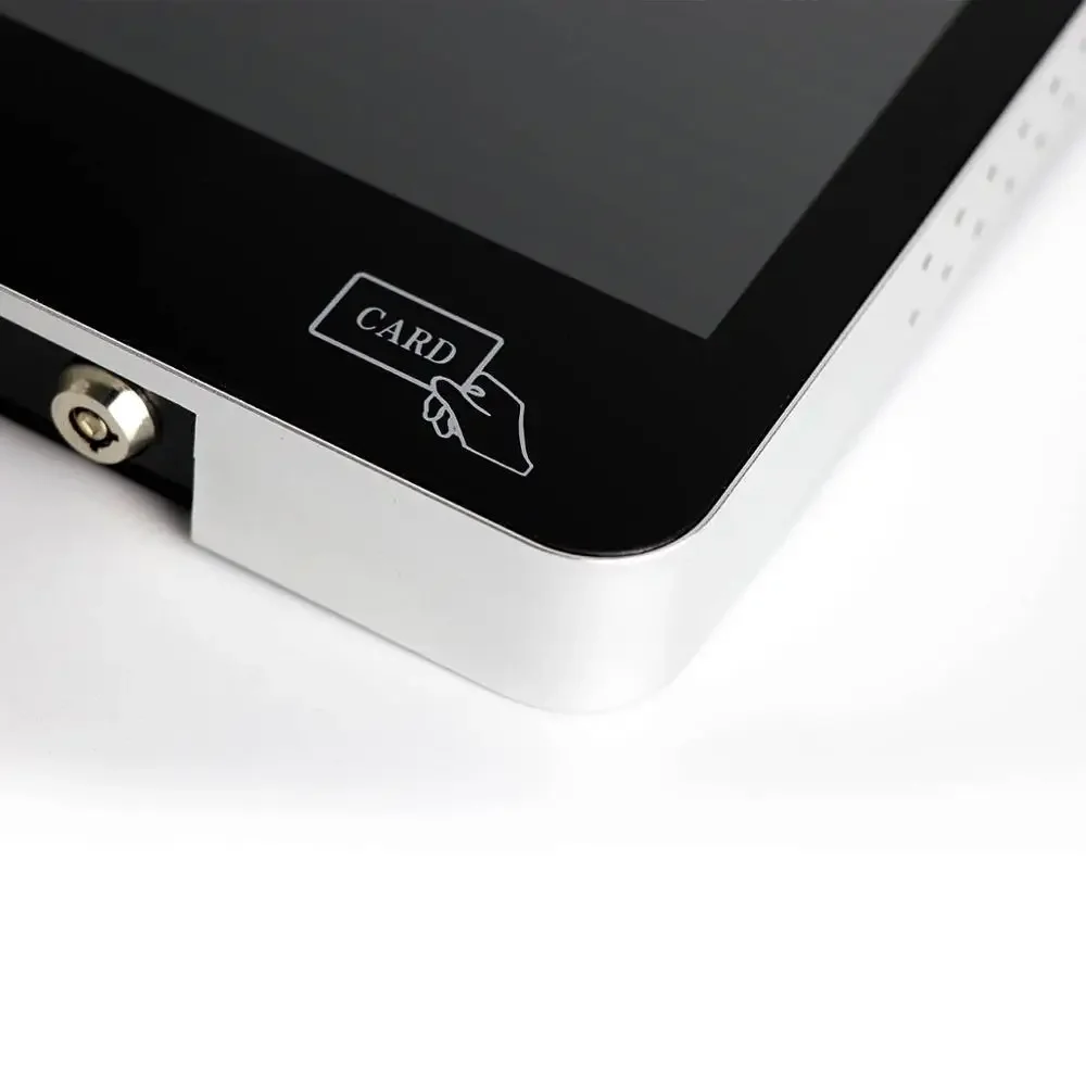 11.6 inch wall mount touch screen android industrial panel computer with rfid card reader