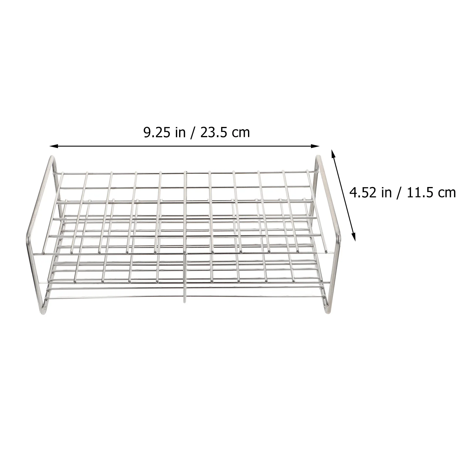 Test Tube Rack Laboratory Holder Square Scientific Supply Stainless Steel Hole Container Export Type