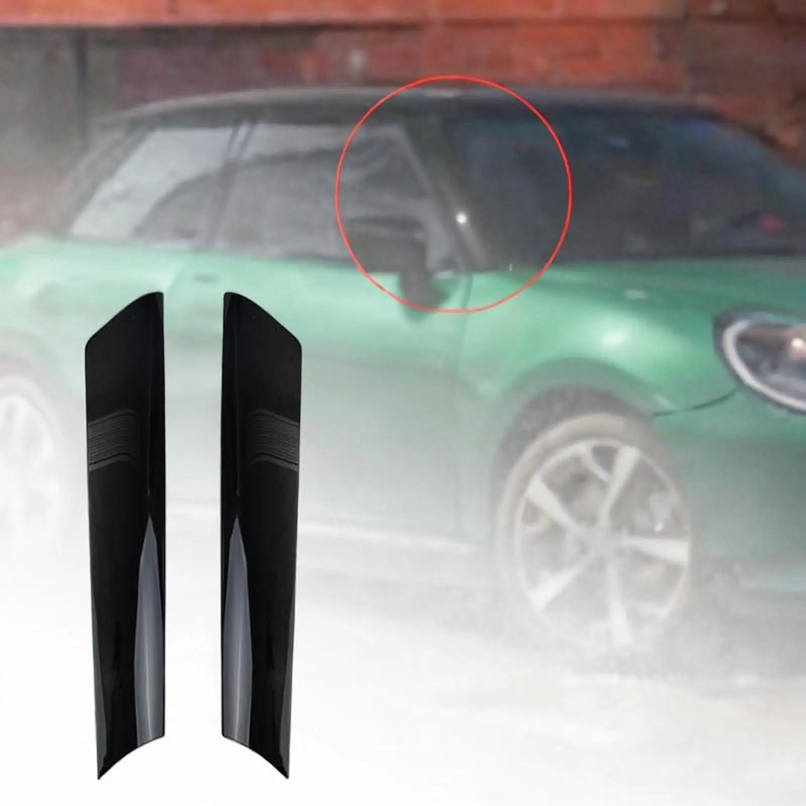 

Windshield A Pillar Trim Moldings Easy to Install Body A Pillar Trim Panel Moldings for 51137128157 Reliable for R50 R53