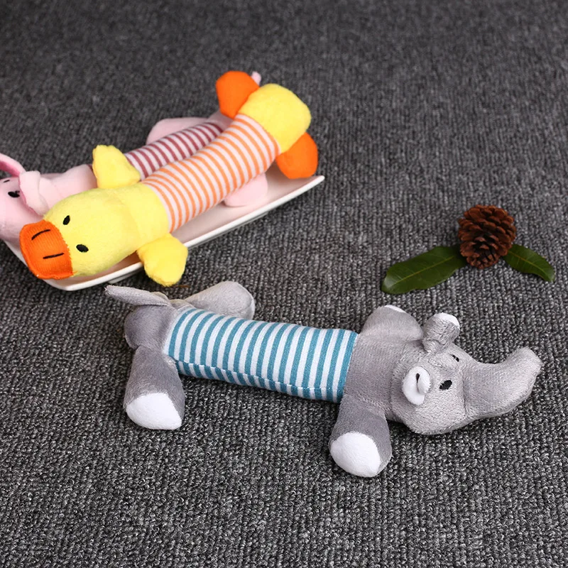 Pet Dog Toy Squeak Plush Toy For Dogs Supplies Fit for All Puppy Pet Sound Toy Funny Durable Chew Molar Cute Toy Pets Supplies