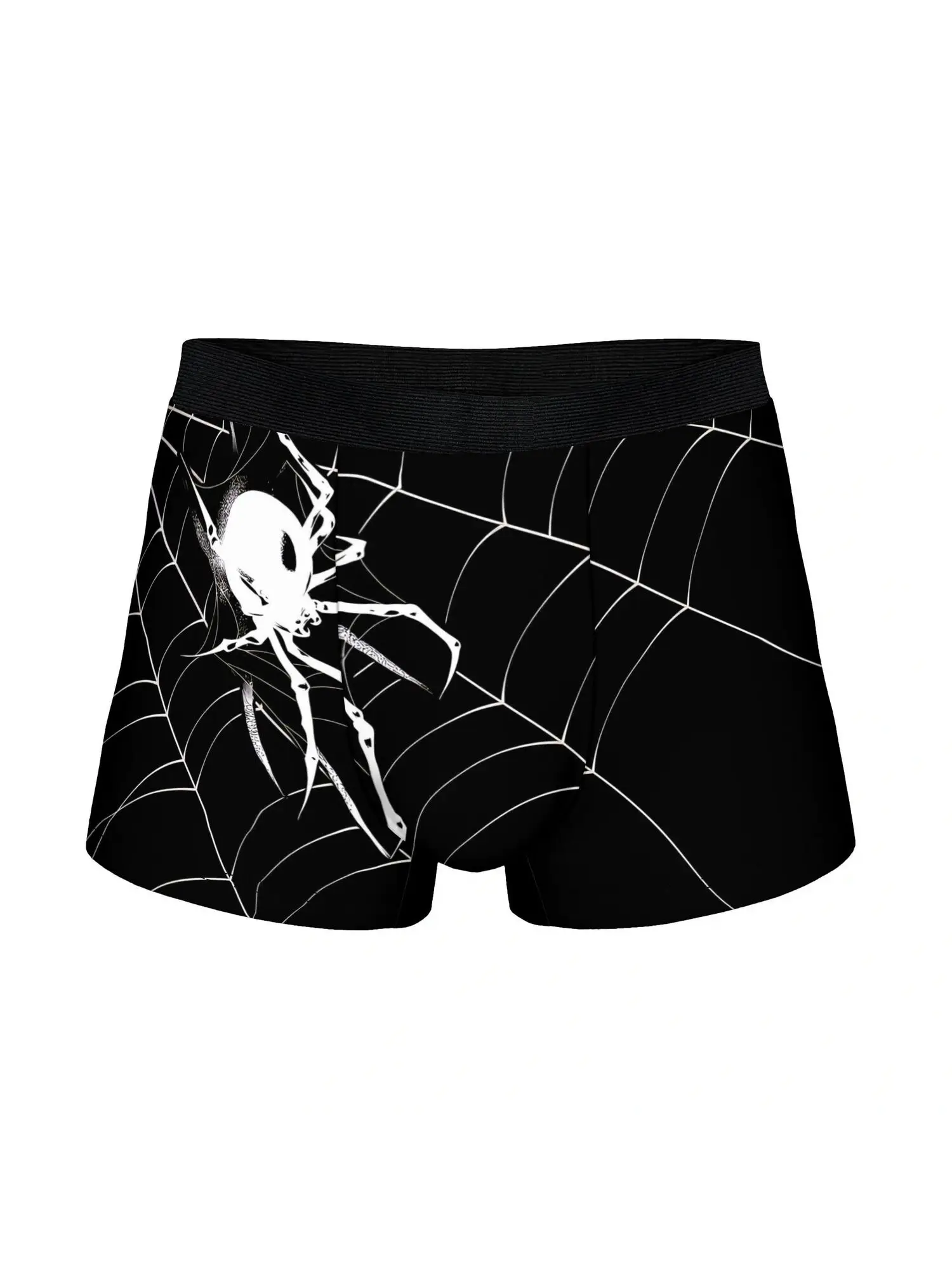 Spider Cool Underwear Polyester Underpants for Man European Size Stylish Breathable Fashion Four Seasons2D Print Design
