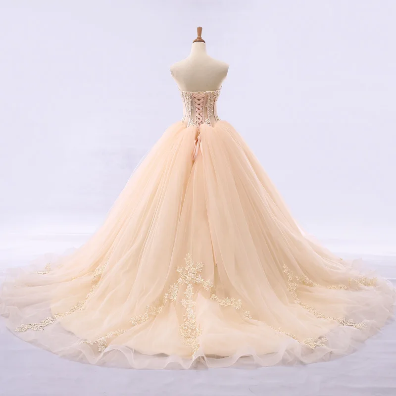 Apliques de renda querida vestidos de baile de noite simples até o chão vestidos formais de baile