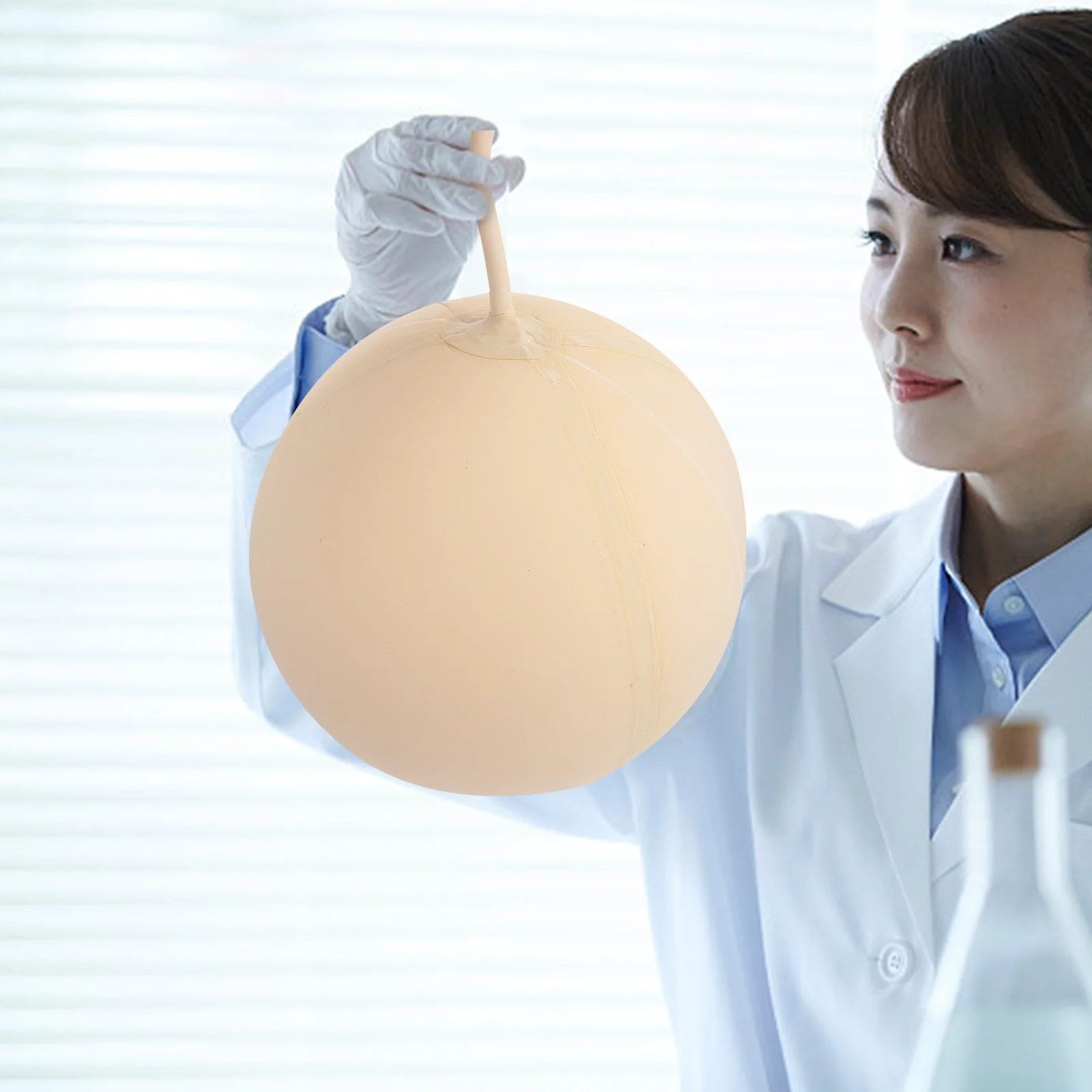 Gas Sample Bladder Sampling Pipe Practical Balloon Pump Rubber Father Soccer Balloons