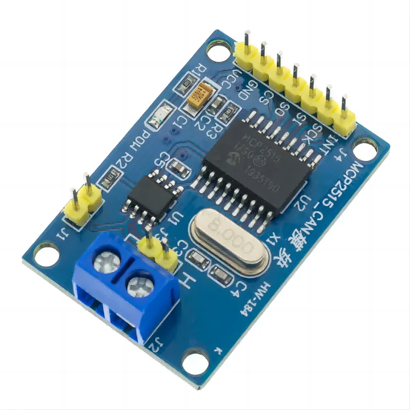 MCP2515 dapat modul Bus padu1050 penerima protokol SPI 51 MCU pengatur rutinitas pemrograman