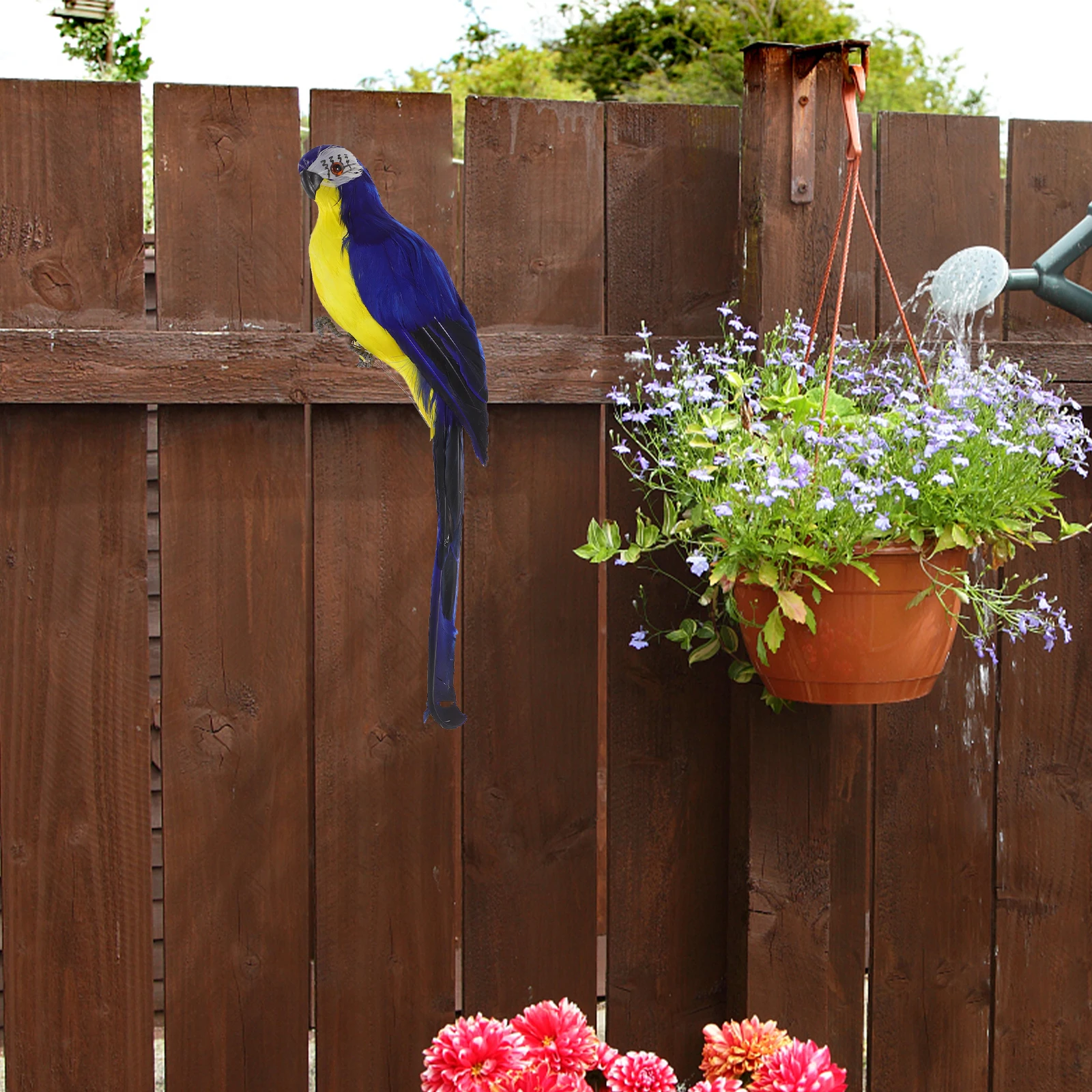 

Simulation Parrot Decoration Garden Fake Artificial Ornament Statue Models Realistic Adornment Parrots