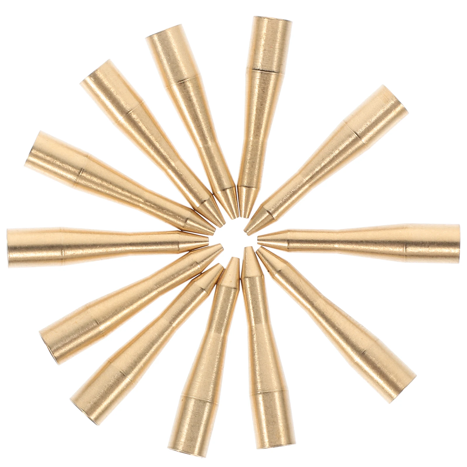 12 Pcs Rubber Band Dart Shaft Accessories Pure Copper Shafts Professional