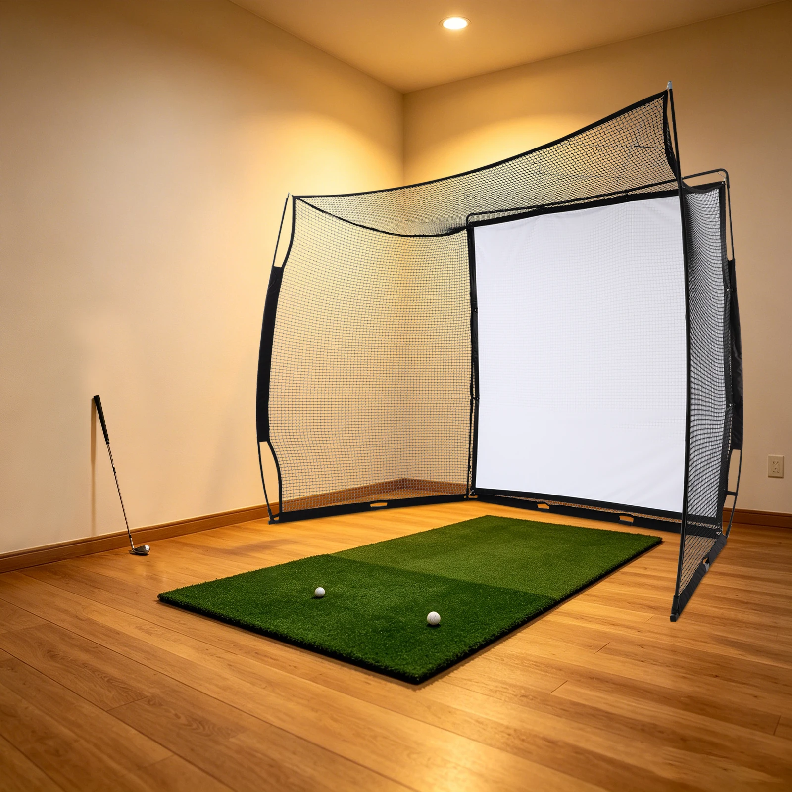 검정색 실내 및 실외 골프 연습 네트, 6겹 찢어짐 방 - Practice Net Hitting 리뷰 및 가격