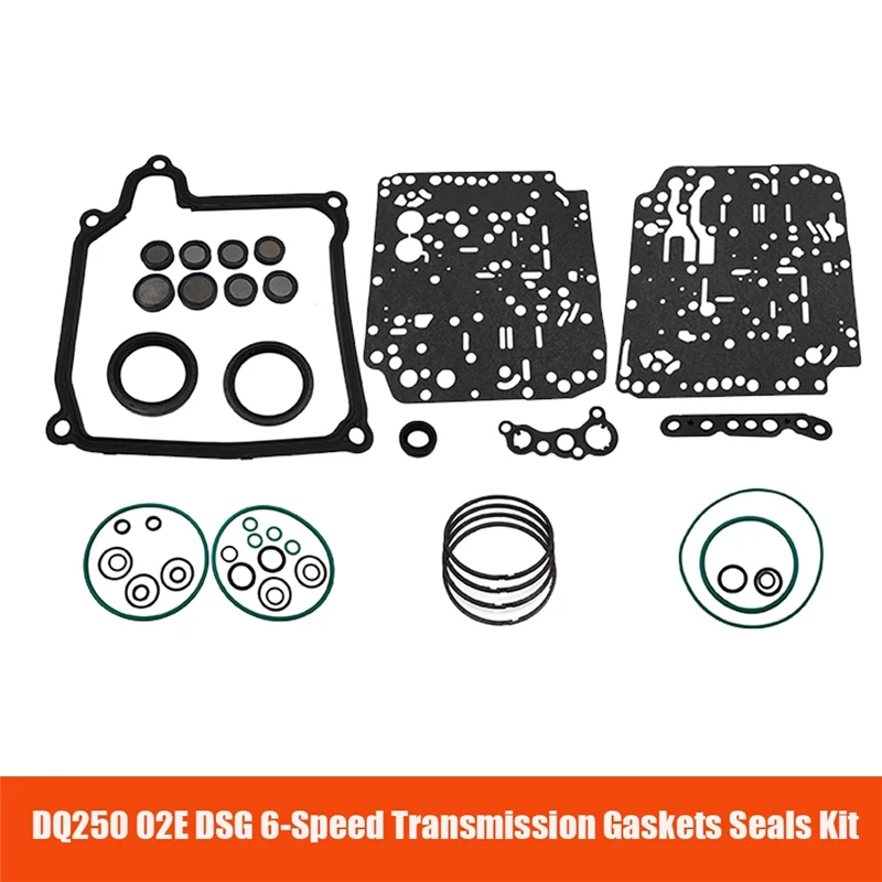 DQ250 02E DSG Gearbox Repair Set for Audi A3 Q3 Seta Skoda Beetle Golf Jetta 6-Speed Transmission Gaskets Seals Kit