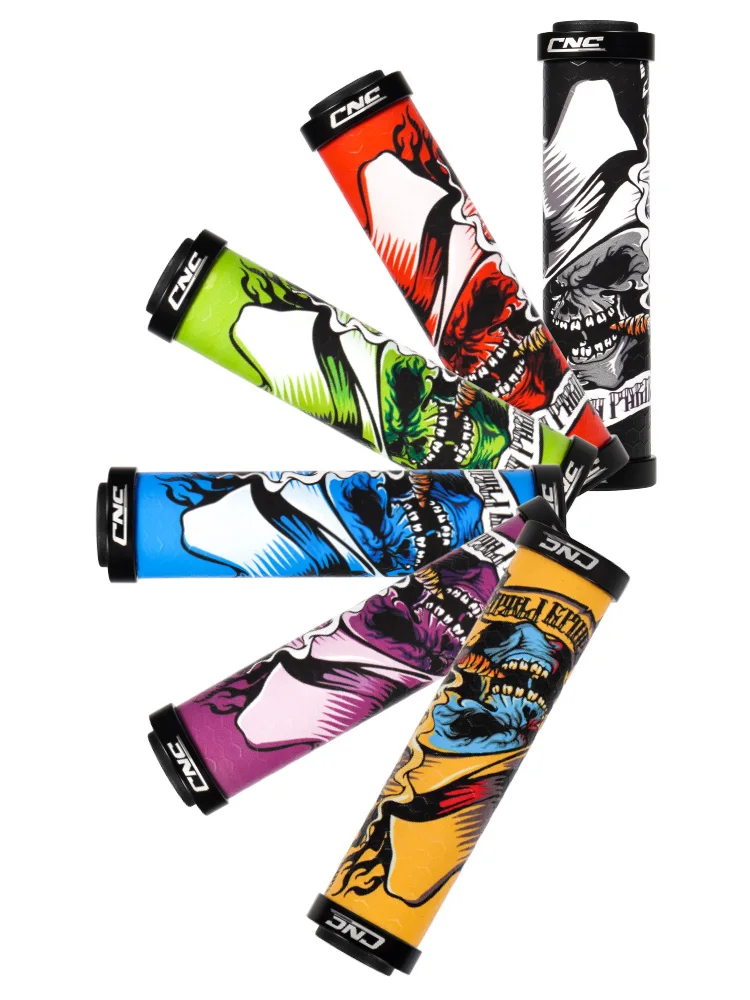 AliExpress UK chooee CNC Bicycle Accessories Silicone Mountain Bike Grips Gel Mtb Cuffs Bicycle Handlebar Lock On Grip Fit Flat Riser Handle Bar