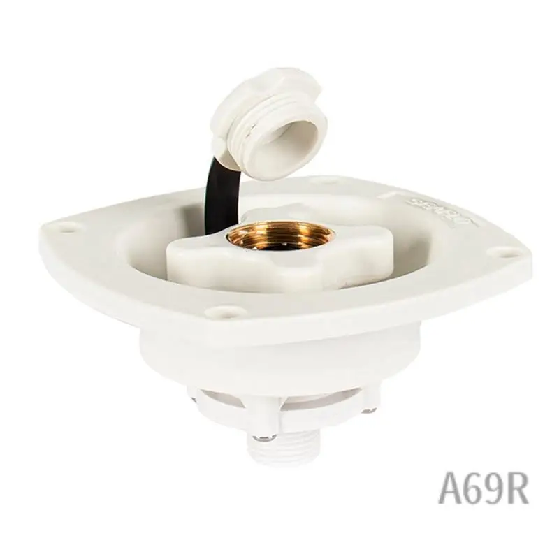 

A69R-RV Wall Mount Filler Regulator Impact Pressure Regulated Water Entry For Rvs Trailer Campers Boat Accessories