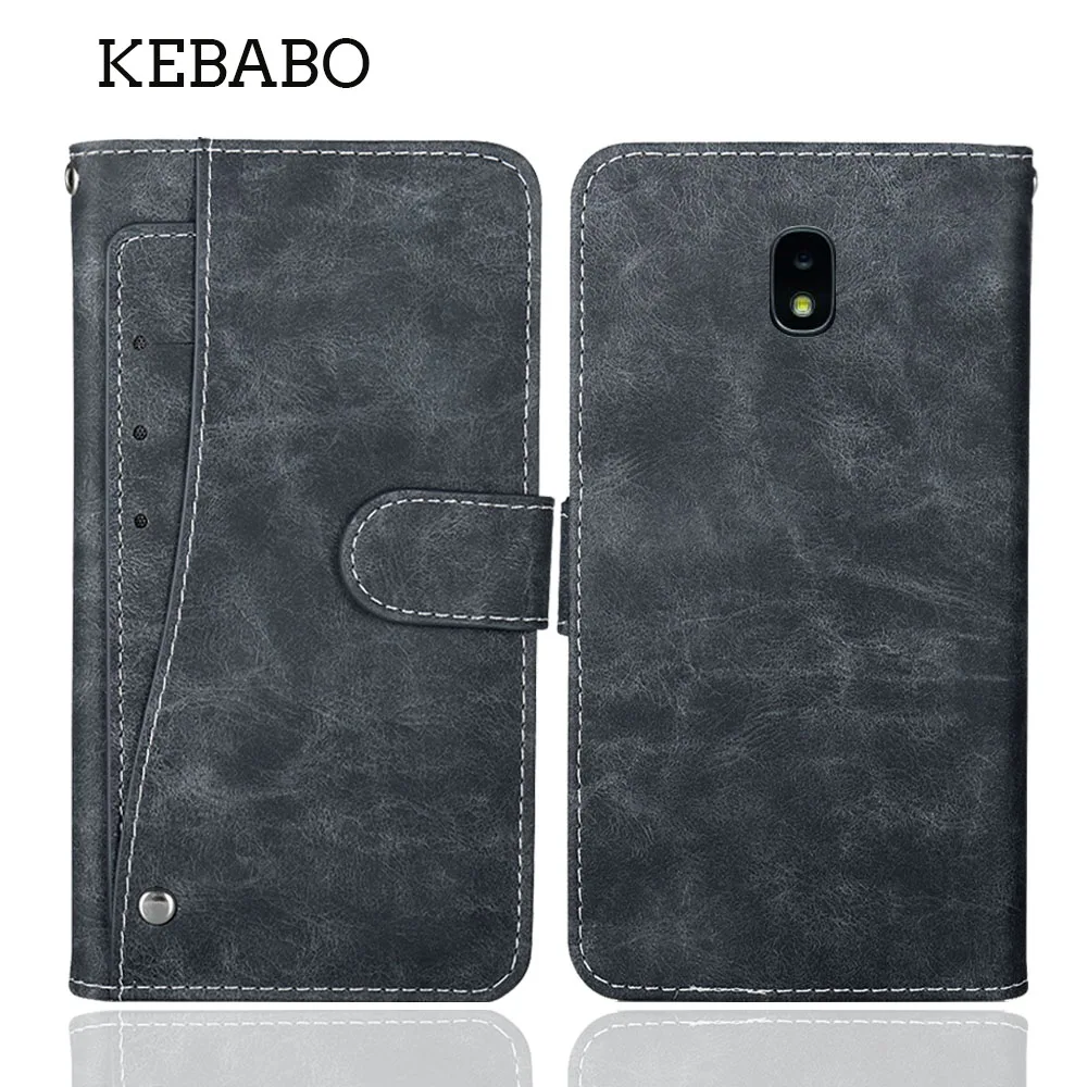 Leather Wallet For Samsung Galaxy Wide 3 Case 5.5