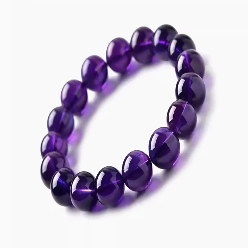 Natural Amethysts Bracelet Women Men Loss Weight Yoga Meditation Jewelry  Body-purify Slimming Healing Stone Bracelets For Gifts