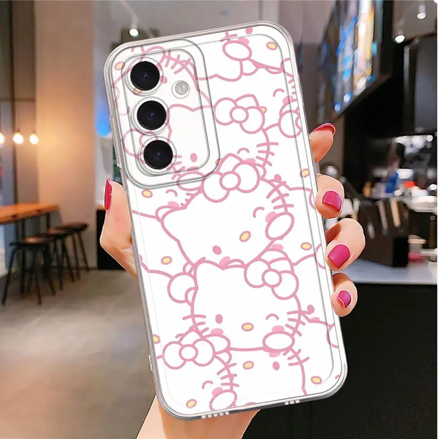 Cinnamoroll lindo Kuromi funda para Samsung Galaxy A14 A16 A12 A35 A34 A73 A22 A25 A71 A72 A15 A35 A13 funda suave