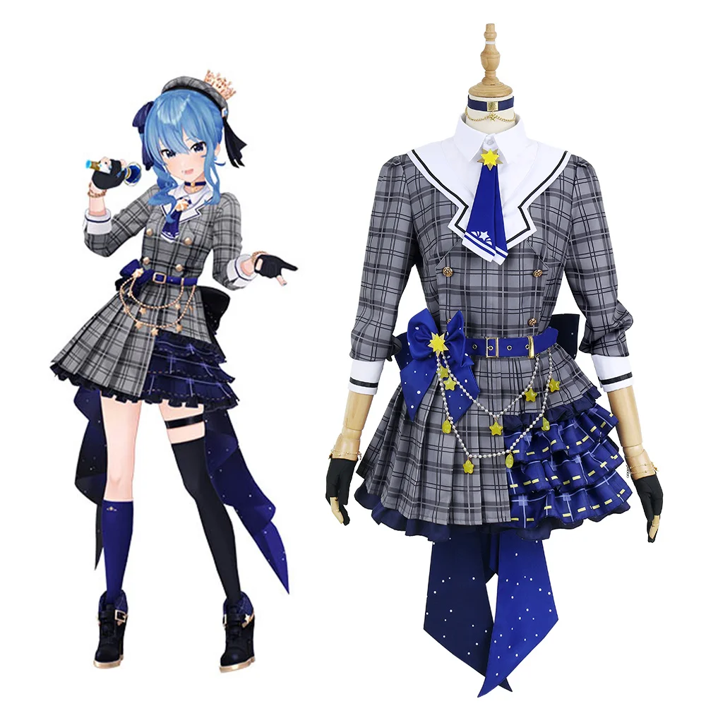 

Hosimati Suisei VTuber Cosplay Costume Suisui Classic Hololive game Halloween