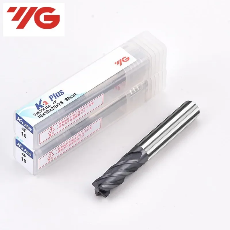 YG HRC55 4 Flute Flat End Mill Integral Alloy Steel Stainless Milling Cutter 1 2 2.5 3 3.5 4 5 6 8 10 12mm 1pc