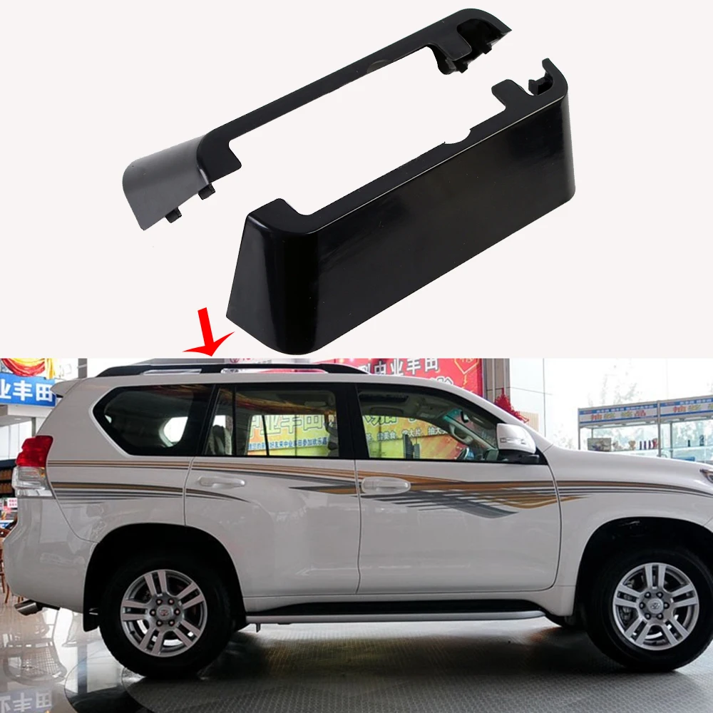 For Toyota Land Cruiser Prado FJ120 J120 2003-2009Car Accessories ABS Roof Rack Rails Luggage Center Protector Cover
