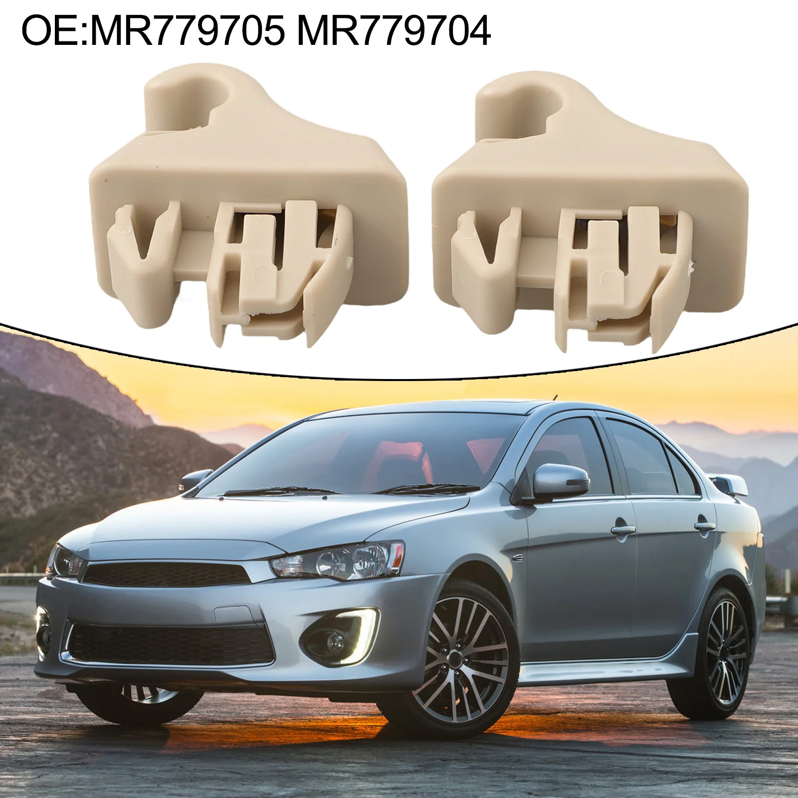 Hochwertige Passform 2001–2006 für Mitsubishi für Pajero – Sonnenschutz-Halter-Clip, korrosionsbeständig, verschleißfest und nicht verformbar