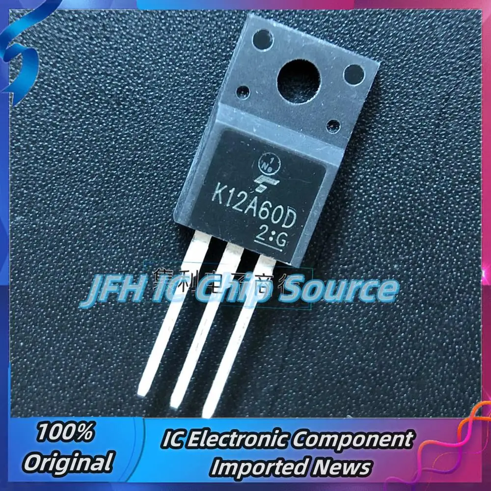 5PCS-10PCS K12A60D TK12A60D  TO-220F 12A/600V  Best Quality Stock