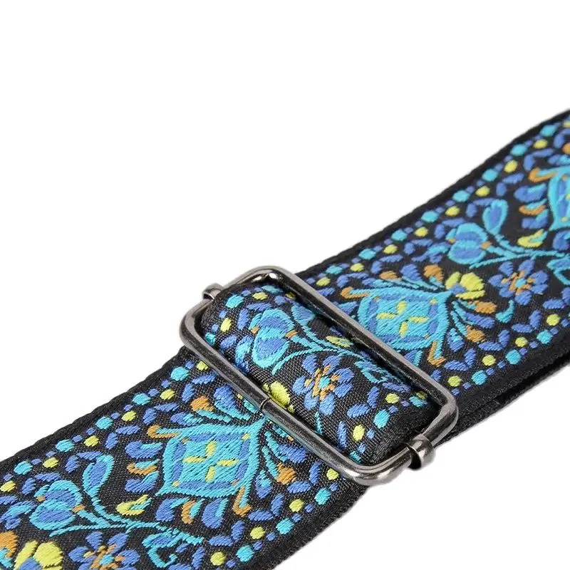 Multi-Style Guitar Strap for Acoustic Guitar Electric Guitar Bass Adjustable Colorful Polyester Printing Guitar Straps