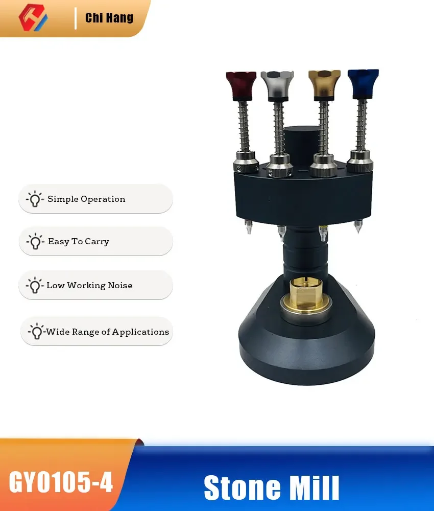 GY0105-4 Clock Hand Setting Tool With Four-Needle Revolver Clock Hand Assembly Machine Manual Repair Table And Needle Tool