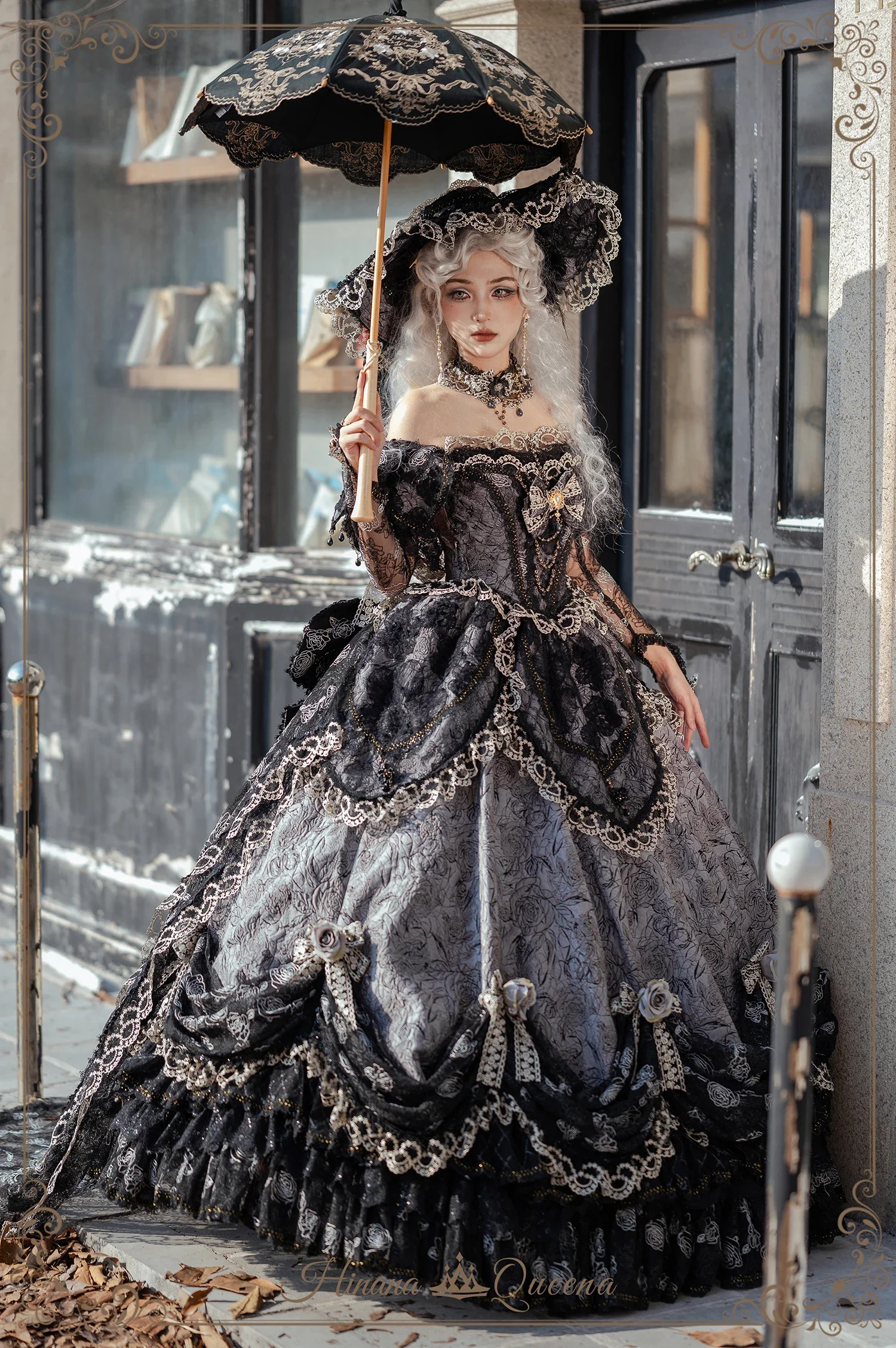 ~With Belle~Bridal Wedding Lolita OP Dress Available for Custom Size by Hinana Queena PRE ORDER / 6 months
