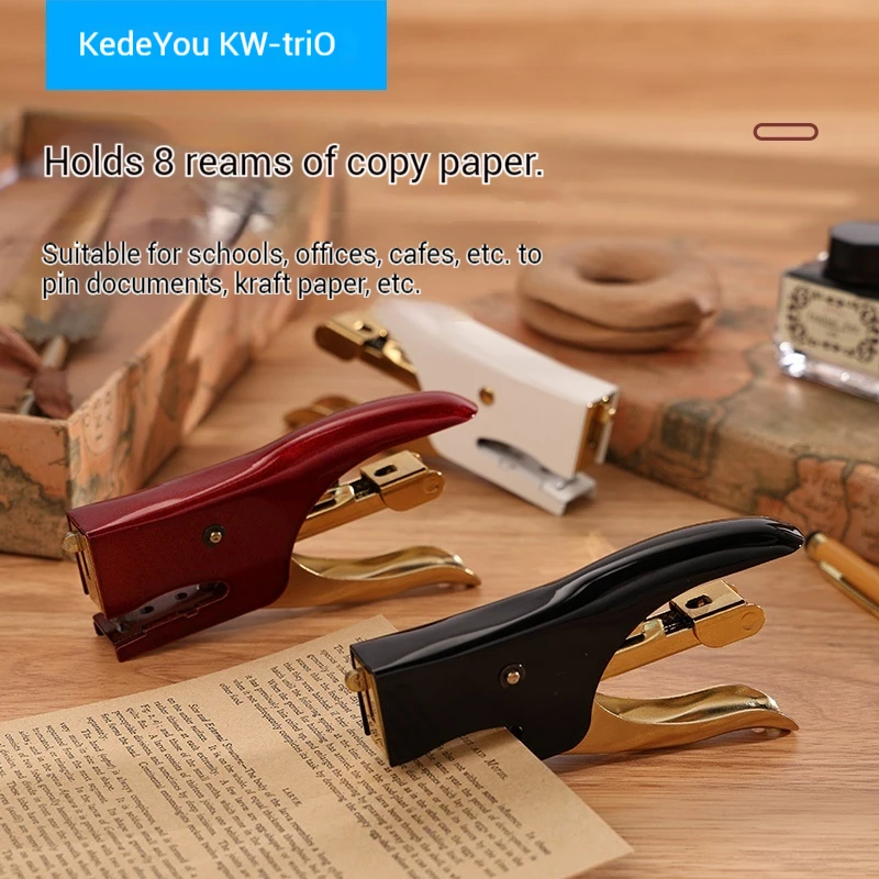

Металлические ручные степлеры в стиле ретро No10 # Скобы игла переносной офисный зажим степлер для карточек цветов подарочная упаковка
