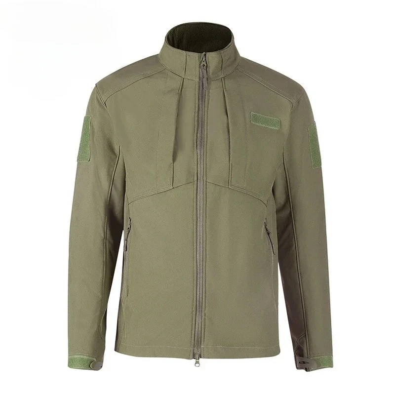 

Новое мужское тактическое мягкое пальто с зарядкой, походная спортивная износостойкая ветрозащитная куртка, утепленная флисовая теплая водонепроницаемая верхняя одежда