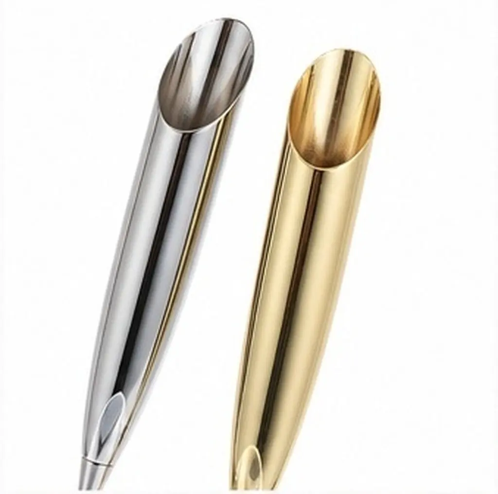 2 Pcs Fountain Pen Rest Metal Holder Calligraphy Stand Silver with Quill for Desk