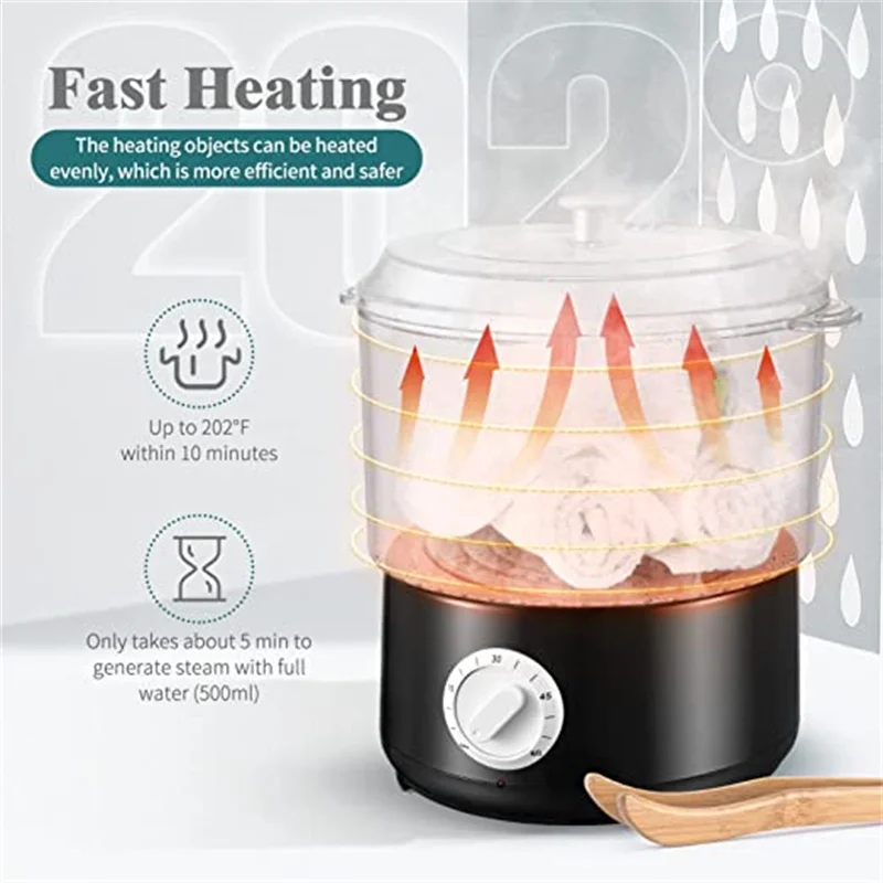 Towel Steamer Spa Facial Skin Moisturizing Tool Electric Steam Steriliser Fast Heating Towel Warmer Spa Facials Shaving Barber