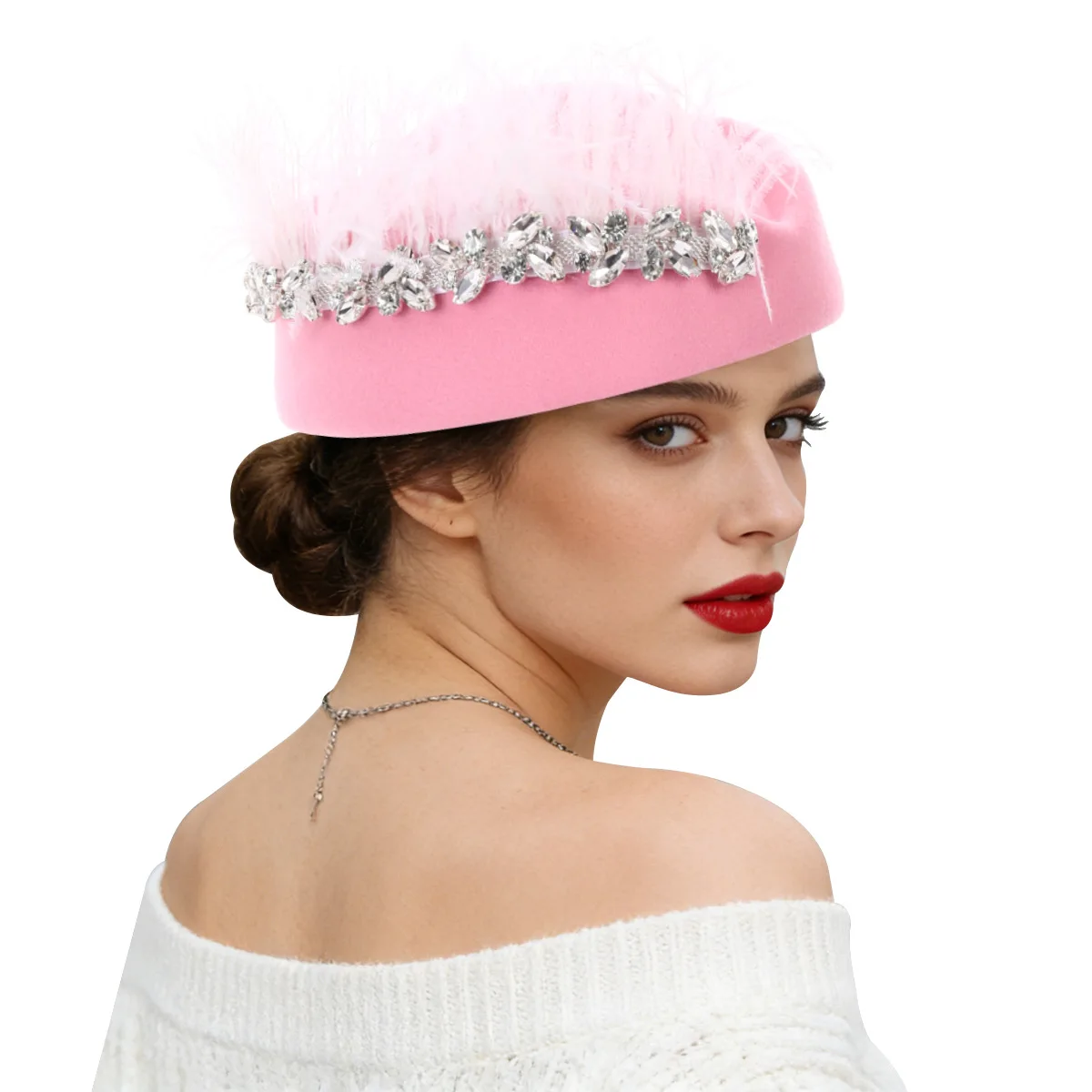 

African Headtie Fashion Summer Autumn African Turban Hat for Women Church with Flower Soft Caps for Party Casual Head Wrap