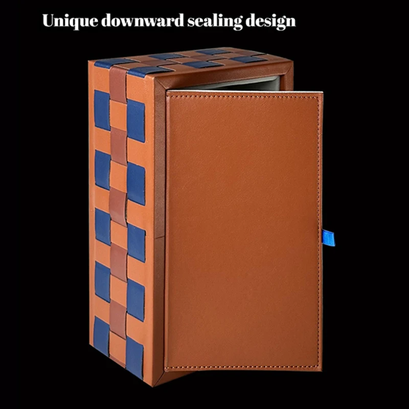 Luxury Tissue Boxes Checkerboard Grid Napkin Holder Modern Tissue Case Design Storage Boxes Table Decoration Home Accessories