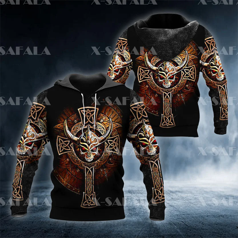 

Satanic Skull Viking 3D Print Hoodies Man Women Harajuku Pullover Sweatshirt Casual Tracksuit Unisex Zipper Up Jacket -1