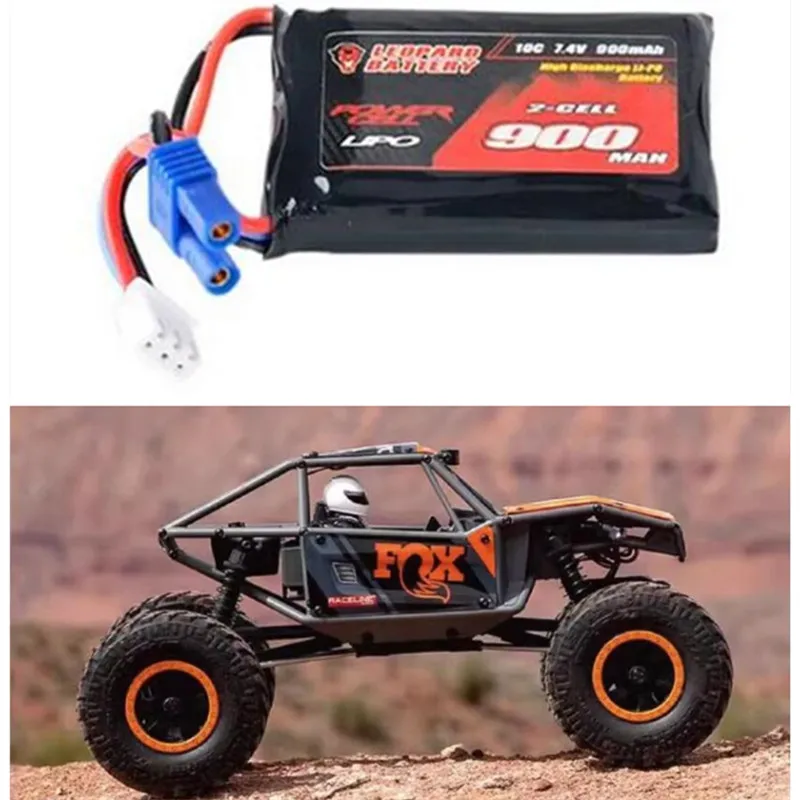 JMP 900mah 2S 10C 7.4V Lipo Battery For 1/24 AXIAL SCX24 90081 1/18 UTB18 CAPRA TRAXXAS 1/16 Summit E-RVEO Slash RC Car