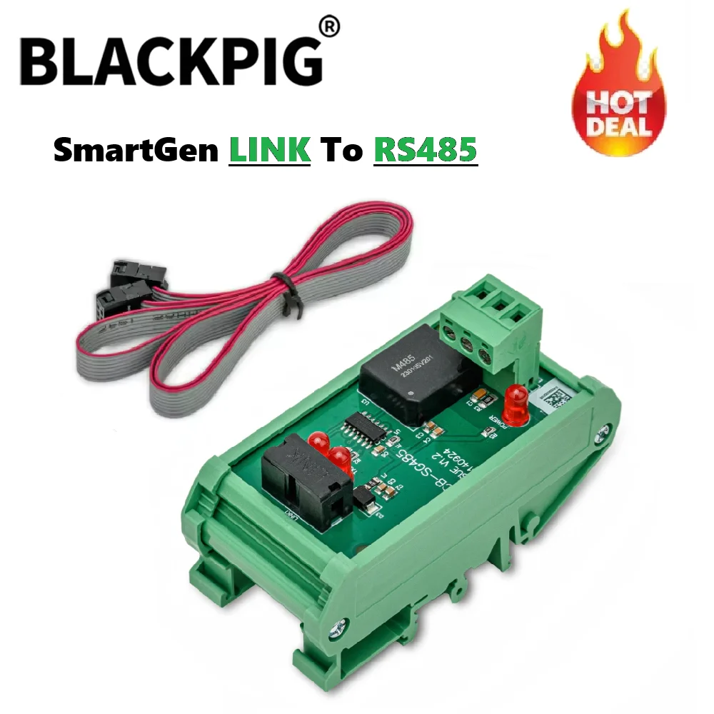 SmartGen SG485 Controller Communication Interface Conversion Module Convert LINK To RS485 Port For Generator Parts Control Panel