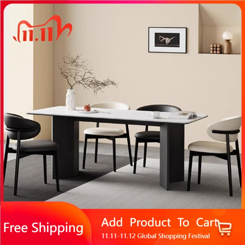 

Designer High Dining Table Restaurant Conference Center Outdoor Wood Dining Table Nordic Living Room Muebles Office Furniture