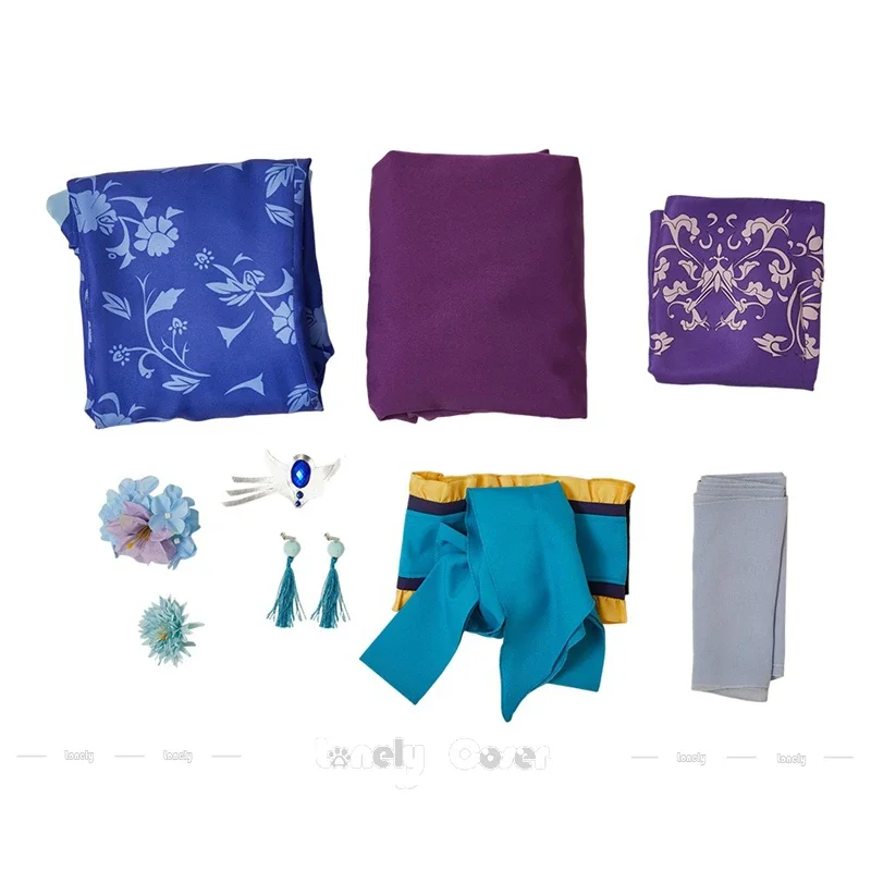 تأثيري يوميات الصيدلي Lihua تأثيري حلي Kusuriya no Hitorigoto Hanfu معطف فستان أقراط دبابيس الشعر للنساء الفتيات C