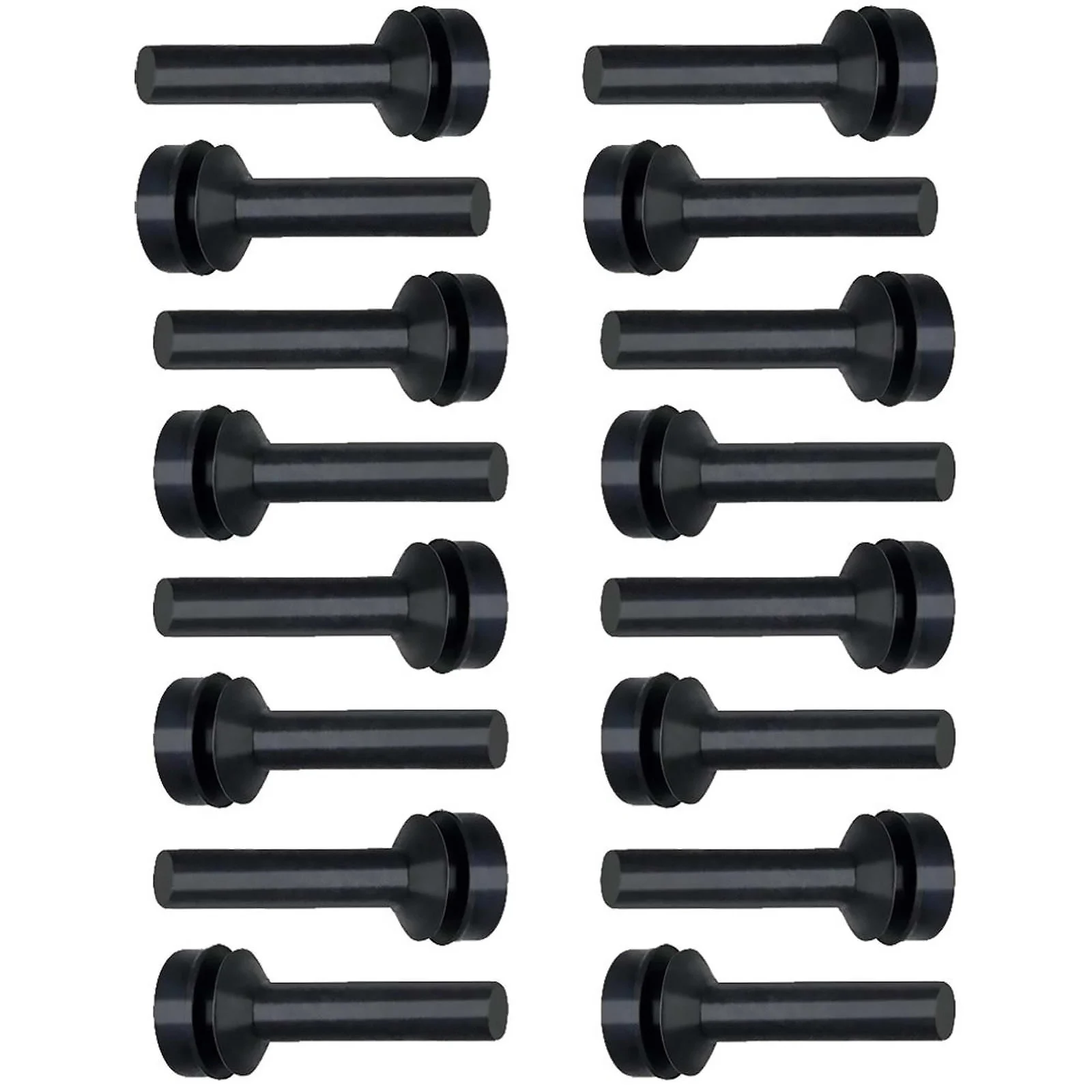 16PCS Grate Rubber Feet for GE Gas Stove WB02X24790 AP5989801 PS11729077 Burner Grate Bumpers Replacement Cooktop Protector