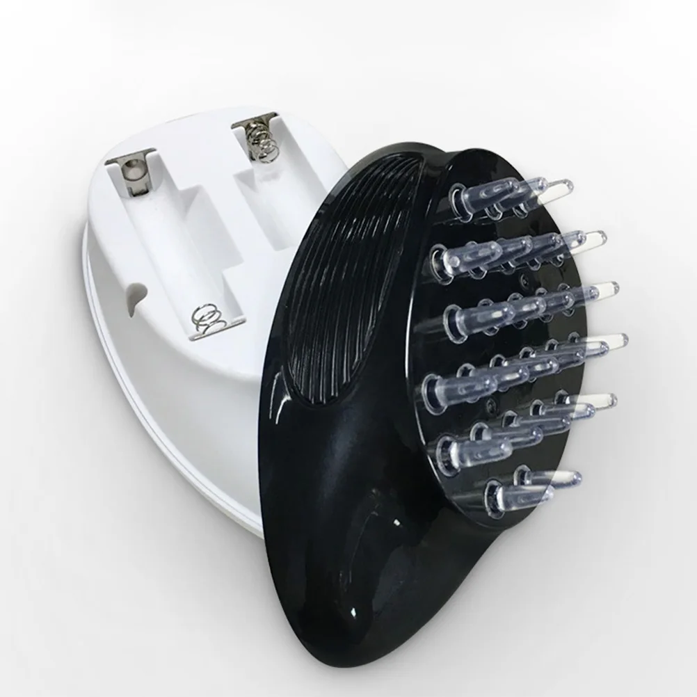 

26T Anti-Slip Head Massage Comb Ergonomic Scalp Massager 8000Rpm Vibration Loss Relief Unisex Portable White
