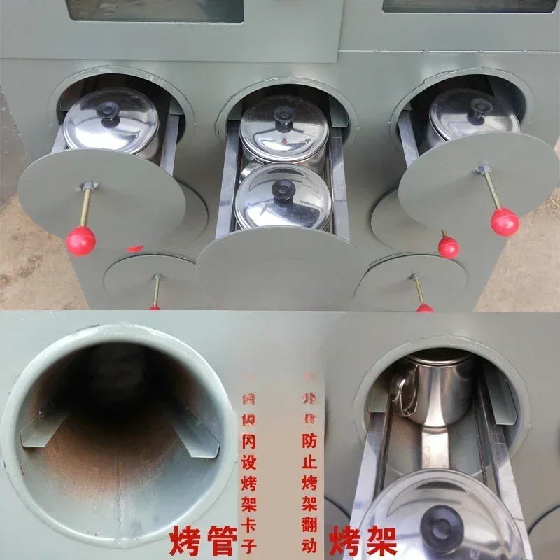 Purpose 9-hole Thickened Steel Plate Rock Sugar Pear Furnace Coal Ball Snow Pear Baking MachineHot SalesHot Sales