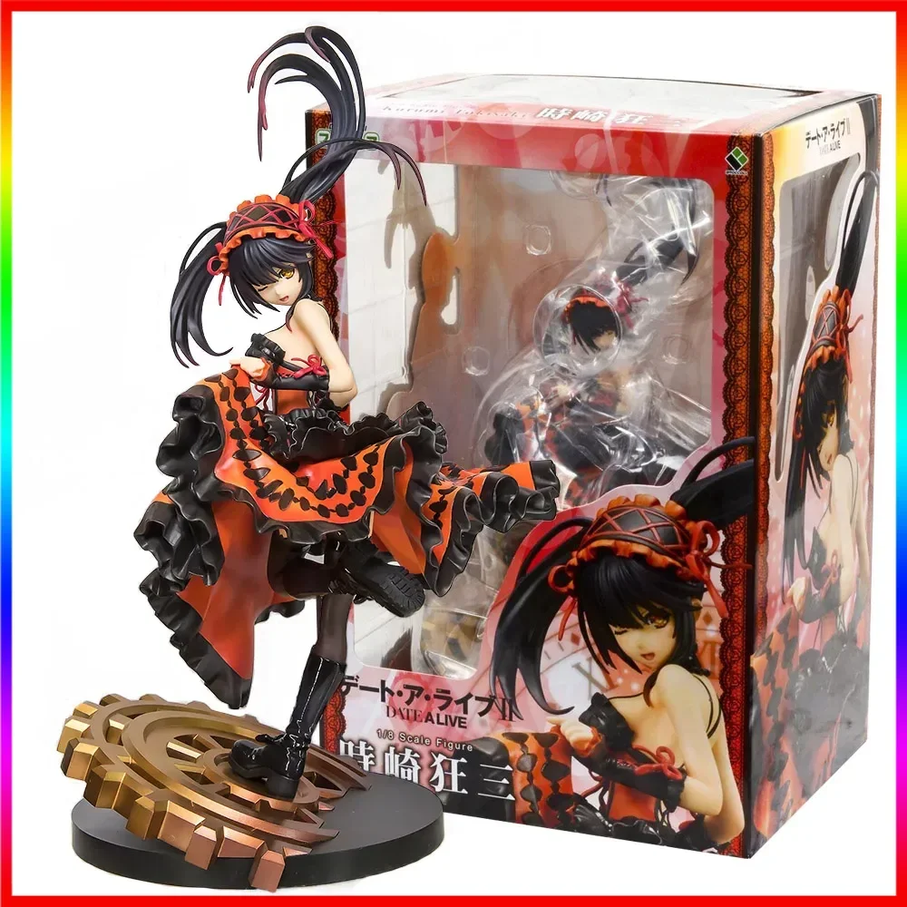 

Anime Date A Live II Tokisaki Kurumi 1 8 Scale Figure 28CM Tall PVC Statue Collection Model Beautiful Girl Doll Japanese Anime