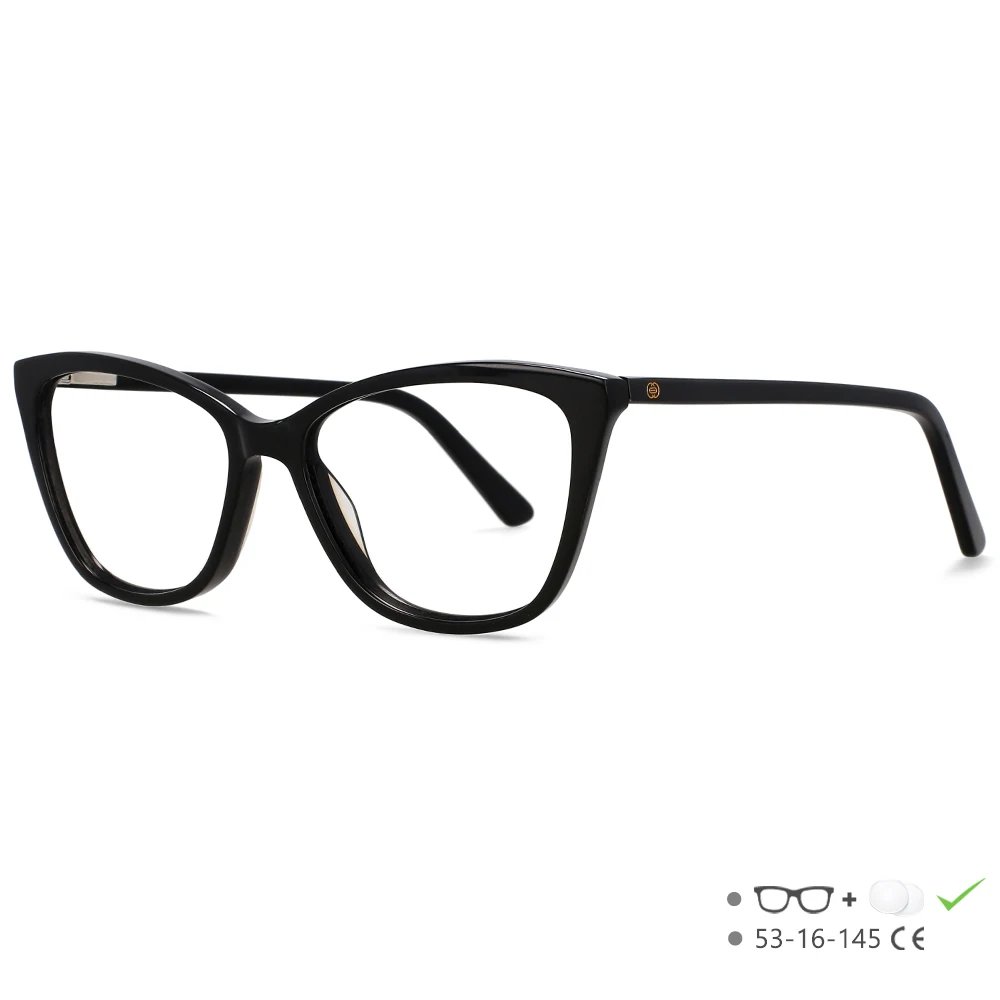 55569 Vintage Acetat Optische Gläser Rahmen Männer Frauen Computer Brille Marke Design Männliche Business Brillen