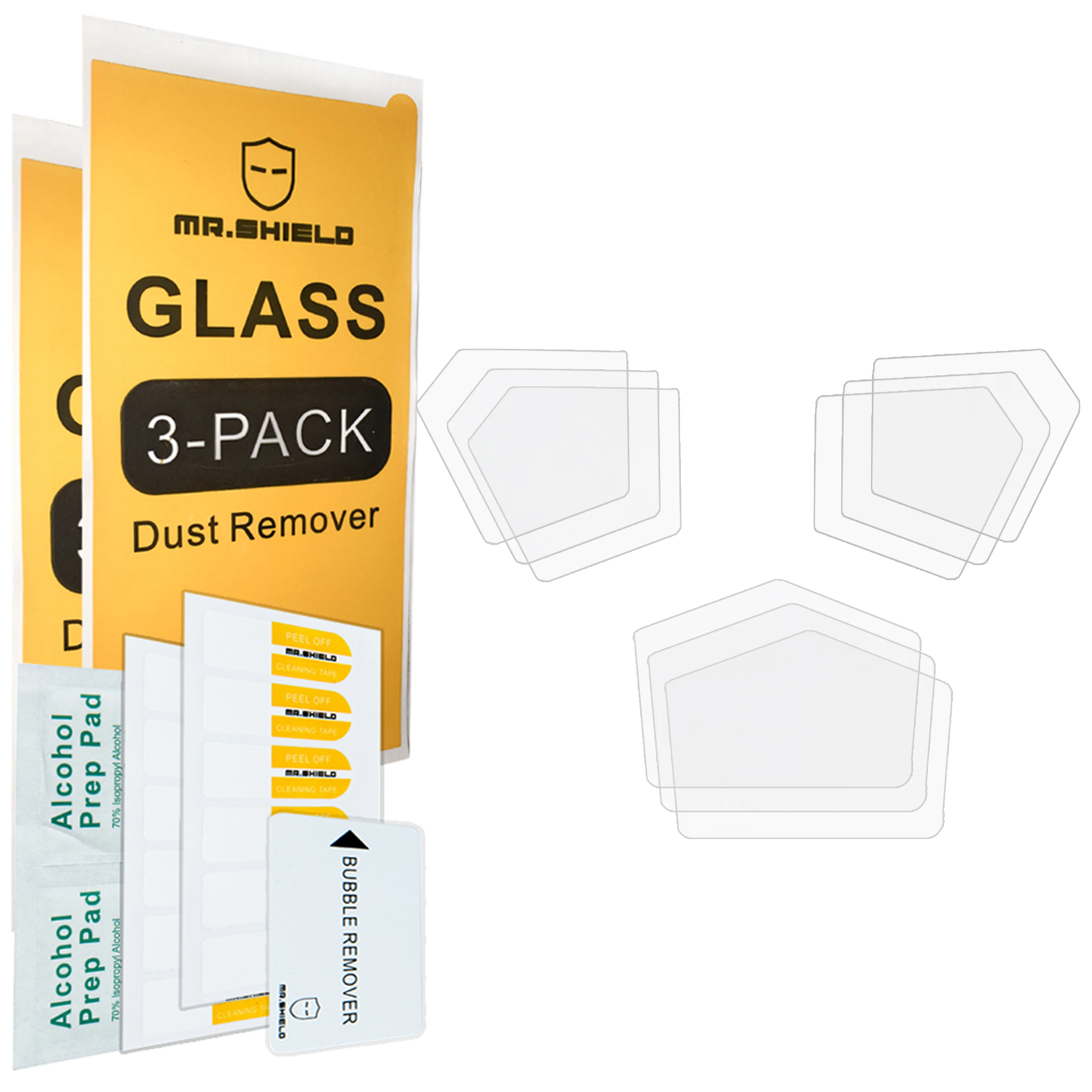 Mr.Shield [3-Pack] Lens Screen Protector For DJI Mavic 3 Pro Drone [Tempered Glass] [Japan Glass with 9H Hardness]