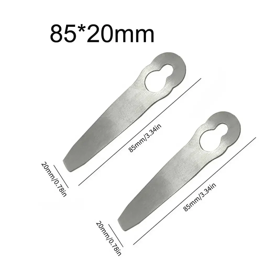 

Garden Power Tool Parts Lawn Mower 2/3Pcs Stainless Spring Steel Replacement Blades Spare Anti-rust For String Trimmerer Chain